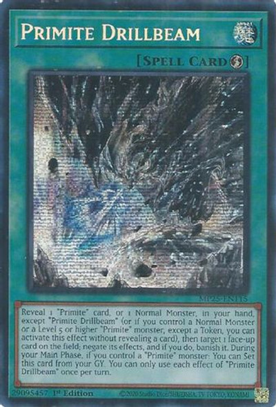 [MP25-EN115] Primite Drillbeam (Prismatic Secret Rare)<1st>