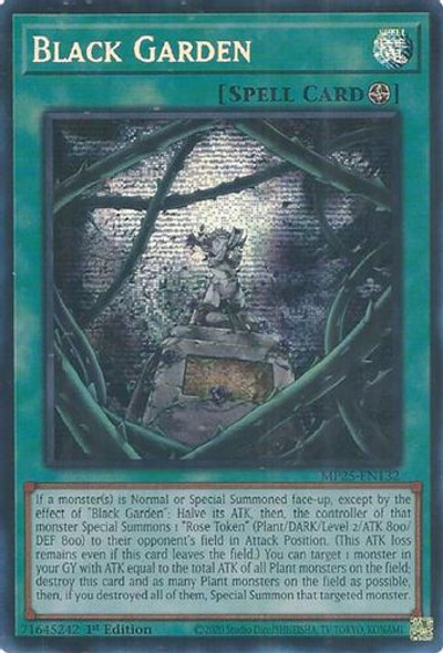 [MP25-EN132] Black Garden (Prismatic Secret Rare)<1st>