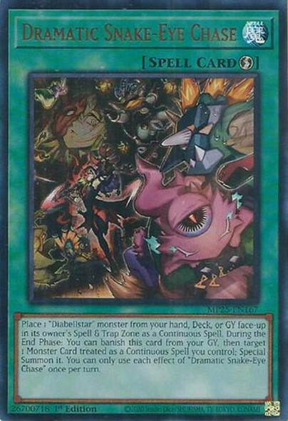 [MP25-EN167] Dramatic Snake-Eye Chase (Ultra Rare)<1st>