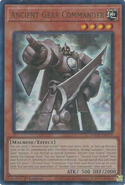 [MP25-EN179] Ancient Gear Commander (Ultra Rare)<1st>