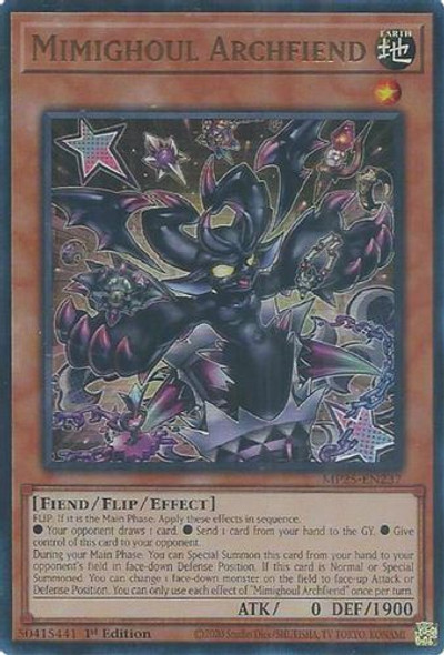 [MP25-EN237] Mimighoul Archfiend (Ultra Rare)<1st>