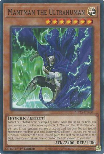 [MP25-EN430] Mantman the Ultrahuman (Common)<1st>