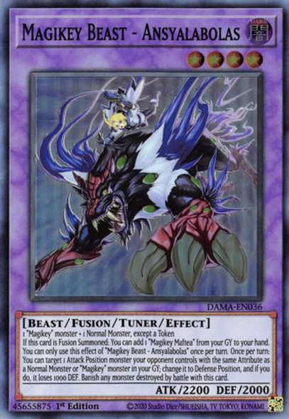 DAMA-EN036 Magikey Beast - Ansyalabolas (Super Rare) <1st>