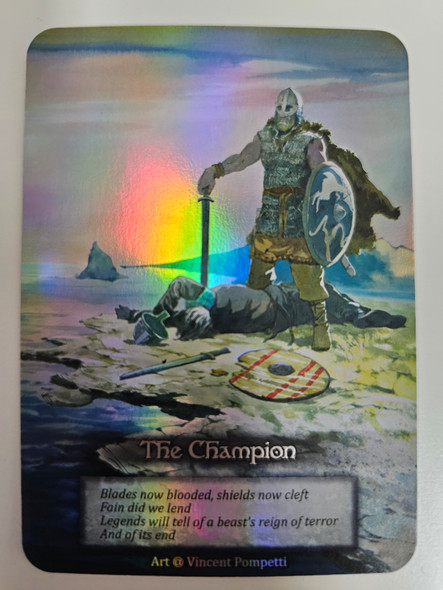 |SOR-PROMO|(Unique) The Champion (Alpha) {Foil}
