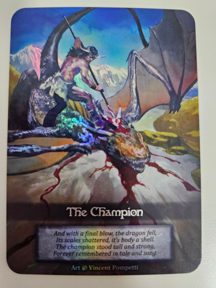 |SOR-PROMO|(Unique) The Champion (Beta) {Foil}
