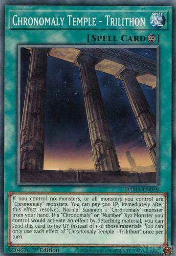 DAMA-EN059 Chronomaly Temple - Trilithon (Common) <1st>