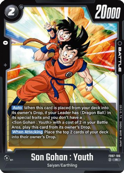 [FB07-106](R) Son Gohan : Youth (Foil)