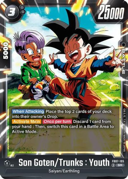 [FB07-105](SR) Son Goten/Trunks : Youth (Foil)