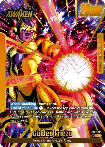 FB07-079](SR) Golden Frieza (1 Star Alt Art) (Foil) - Grand J Games