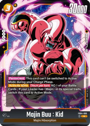 [FB04-095](R) Majin Buu : Kid {Limited Pack 01}