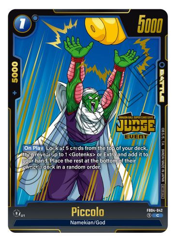 [FB04-042](C) Piccolo {Judge Pack 03 - Event} {Foil}