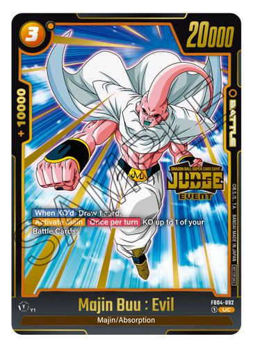 [FB04-092](UC) Majin Buu : Evil {Judge Pack 03 - Event} {Foil}