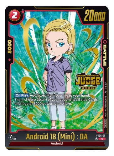 [FS06-005](C) Android 18 (Mini) : DA {Judge Pack 03 - Event} {Foil}