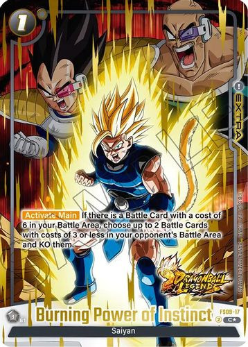 [FS09-17](C) Burning Power of Instinct {1 Star Alt Art} {Foil}