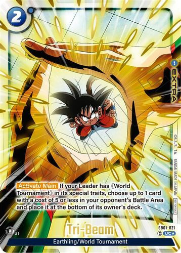 [SB01-021](UC) Tri-Beam {Limited Pack 02 - 1 Star Alt Art} {Foil}