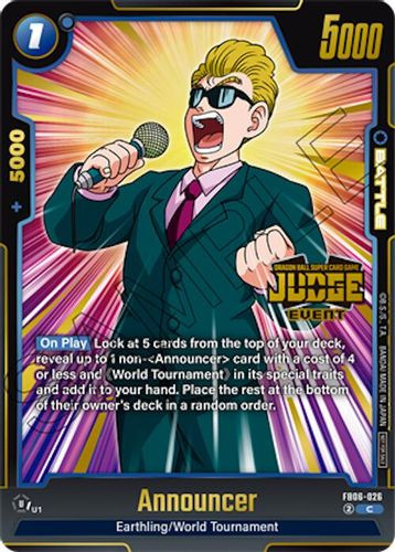[FB06-026](C) Announcer {Judge Pack 04 - Event} {Foil}