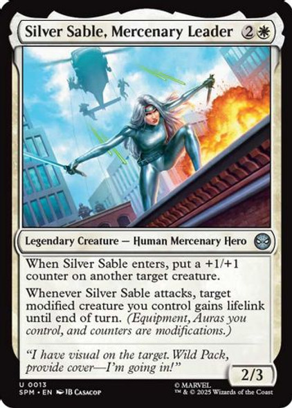 [SPM-0013](U) Silver Sable, Mercenary Leader
