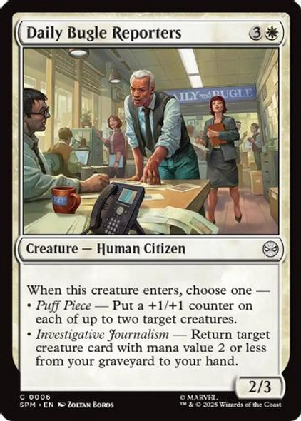 [SPM-0006](C) Daily Bugle Reporters (Foil)