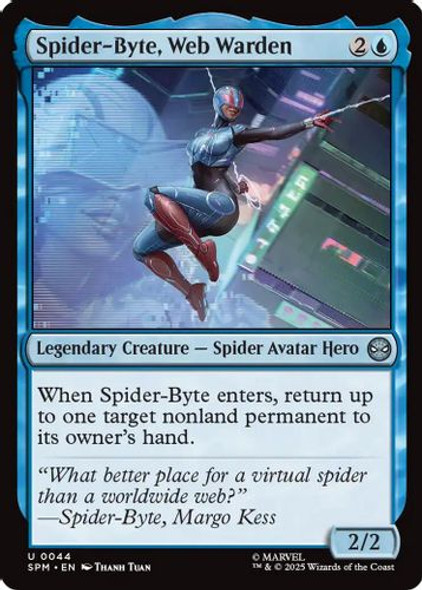 [SPM-0044](U) Spider-Byte, Web Warden (Foil)