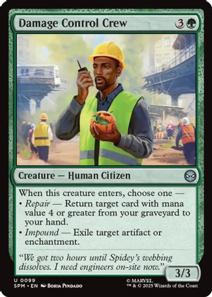[SPM-0099](U) Damage Control Crew (Foil)