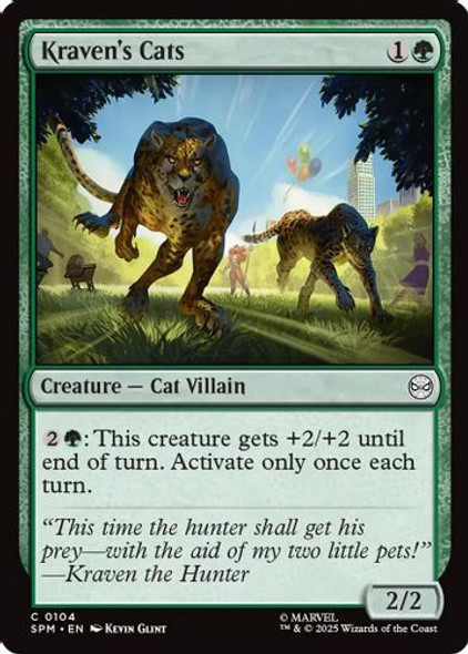 [SPM-0104](C) Kraven's Cats (Foil)