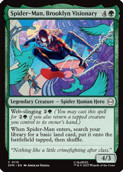 [SPM-0115](C) Spider-Man, Brooklyn Visionary (Foil)