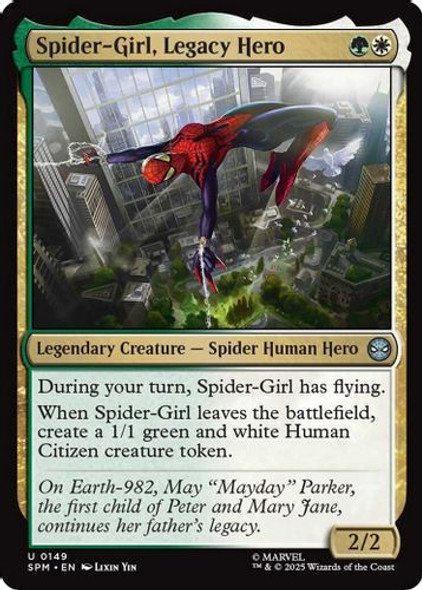 [SPM-0149](U) Spider-Girl, Legacy Hero (Foil)