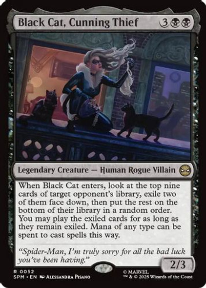 [SPM-0052](R) Black Cat, Cunning Thief