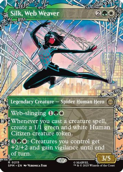 [SPM-0215](R) Silk, Web Weaver (Borderless) (Foil)