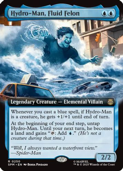 [SPM-0250](R) Hydro-Man, Fluid Felon (Extended Art) (Foil)