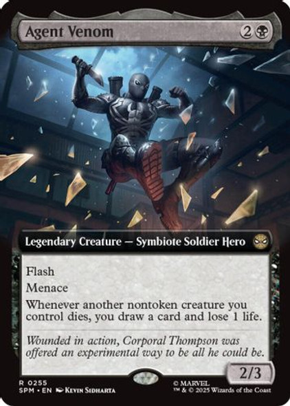 [SPM-0255](R) Agent Venom (Extended Art) (Foil)
