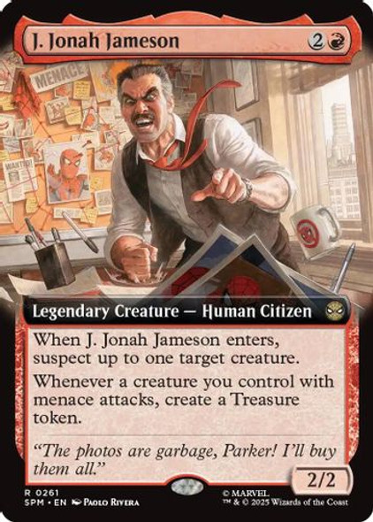 [SPM-0261](R) J. Jonah Jameson (Extended Art) (Foil)