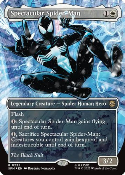 [SPM-0235](R) Spectacular Spider-Man (Borderless) (Textured Foil)
