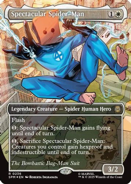 [SPM-0236](R) Spectacular Spider-Man (Borderless) (Textured Foil)