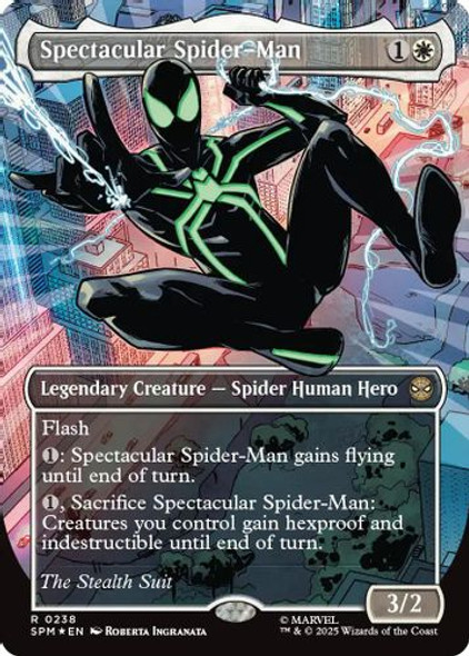 [SPM-0238](R) Spectacular Spider-Man (Borderless) (Textured Foil)
