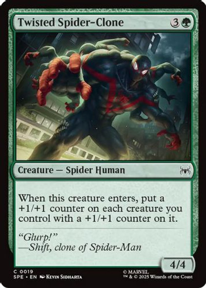[SPE-0019](C) Twisted Spider-Clone (Foil)