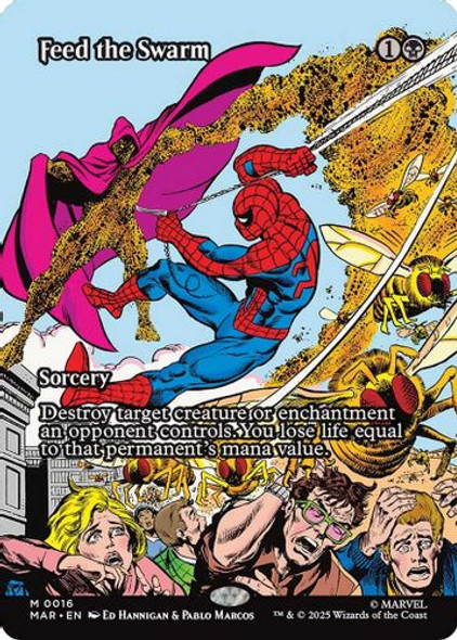 [MAR-0016](M) Feed the Swarm (Borderless) (Foil)