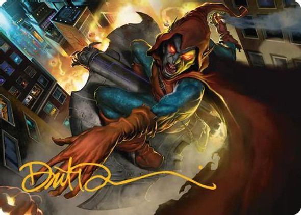 [SPMART-0015](S) Hobgoblin, Mantled Marauder Art Card (Signature Art Card)