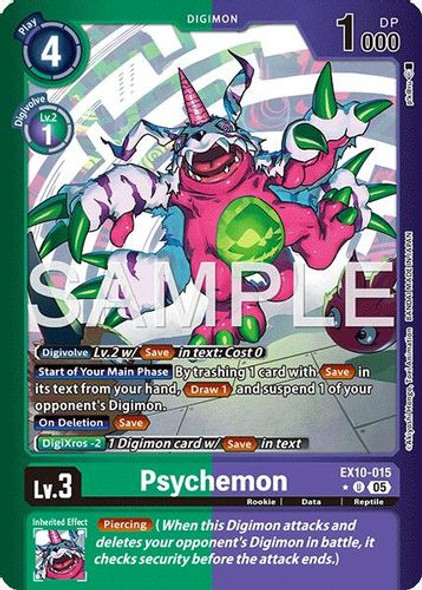 [EX10-015](U) Psychemon (1 Star Color Frame) (Foil)