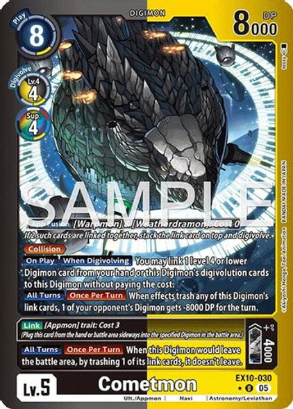 [EX10-030](U) Cometmon (1 Star Color Frame) (Foil)