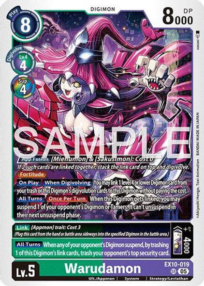 [EX10-019](SR) Warudamon (Foil)