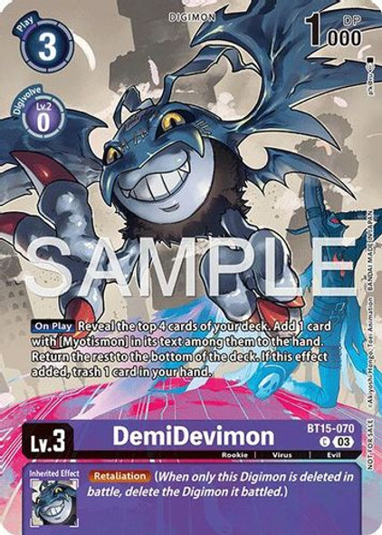 [BT15-070 C](C) DemiDevimon (EX10 Legend Pack) (Foil)