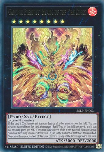 [25LP-EN003] Garunix Eternity, Hyang of the Fire Kings (Ultra Rare)<Ltd>