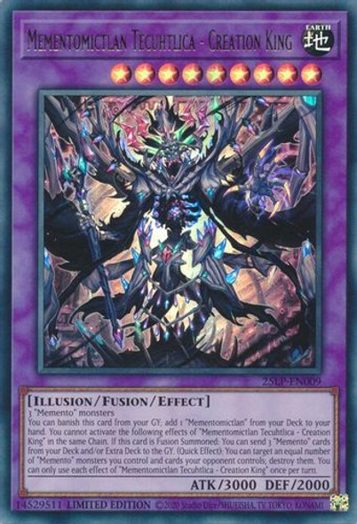 [25LP-EN009] Mementomictlan Tecuhtlica - Creation King (Ultra Rare)<Ltd>