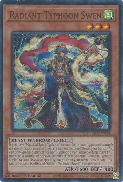 [DOOD-EN014] Radiant Typhoon Swen (Ultra Rare)<1st>
