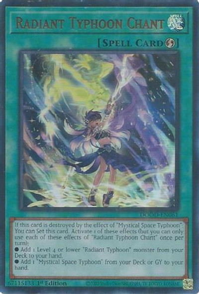 [DOOD-EN061] Radiant Typhoon Chant (Ultra Rare)<1st>