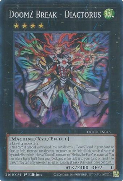 [DOOD-EN046] DoomZ Break - Diactorus (Super Rare)<1st>