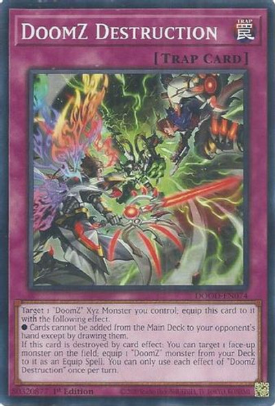 [DOOD-EN074] DoomZ Destruction (Common)<1st>