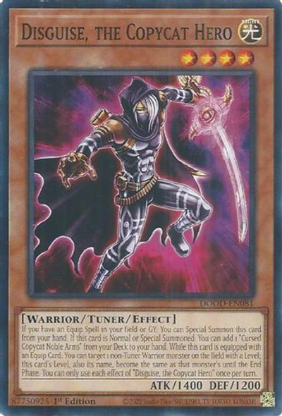 [DOOD-EN081] Disguise, the Copycat Hero (Common)<1st>