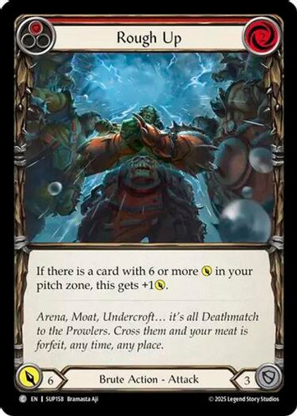 [FAB18 1st][SUP-158](C) Rough Up (Red)
